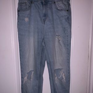 ultra high rise mom jeans